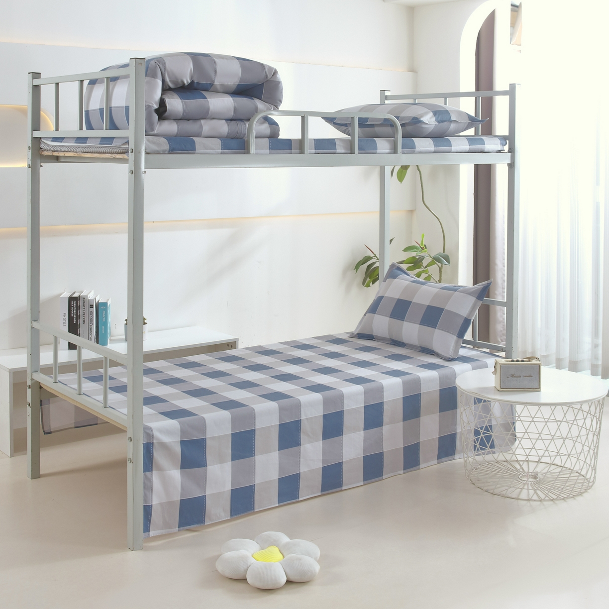 91家纺网 家纺一手货源 找家纺 雅绅阁 2026新款全棉纯棉加厚13372学生三件套多件套 向阳