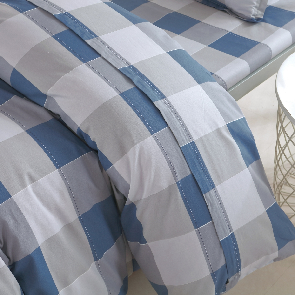 91家纺网 家纺一手货源 找家纺 雅绅阁 2026新款全棉纯棉加厚13372学生三件套多件套 向阳