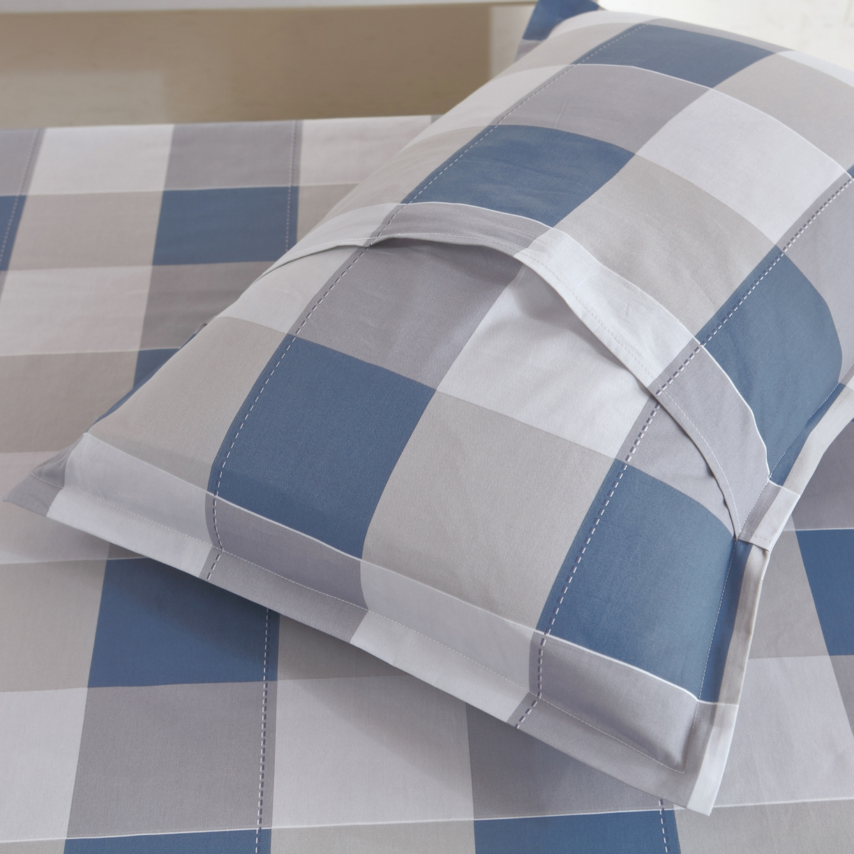 91家纺网 家纺一手货源 找家纺 雅绅阁 2026新款全棉纯棉加厚13372学生三件套多件套 向阳