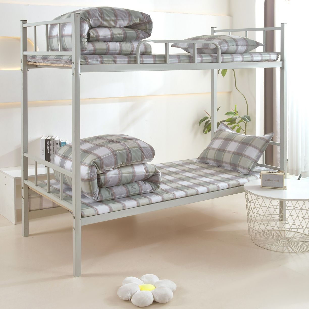 91家纺网 家纺一手货源 找家纺 雅绅阁 2026新款全棉纯棉加厚13372学生三件套多件套 风范