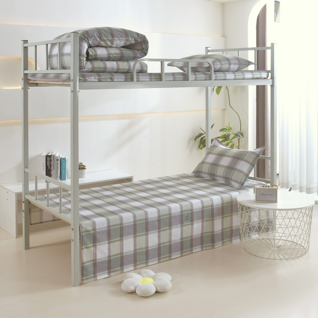 91家纺网 家纺一手货源 找家纺 雅绅阁 2026新款全棉纯棉加厚13372学生三件套多件套 风范