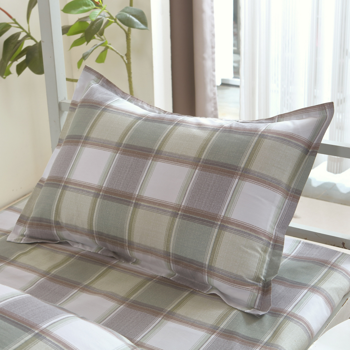 91家纺网 家纺一手货源 找家纺 雅绅阁 2026新款全棉纯棉加厚13372学生三件套多件套 风范