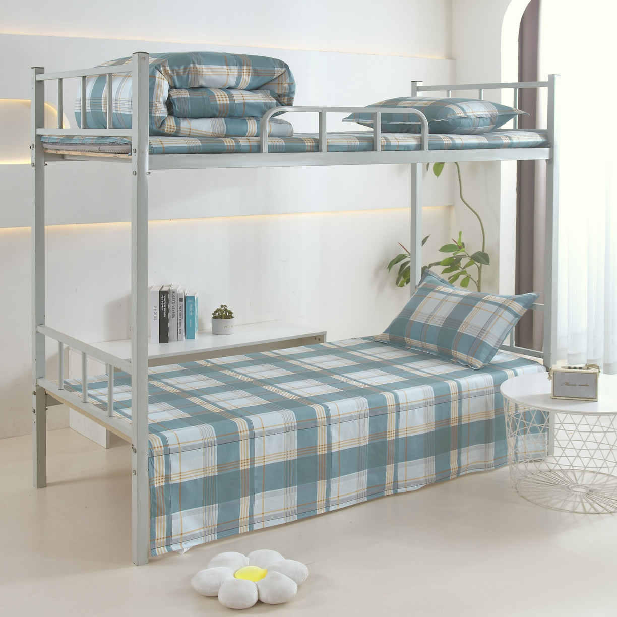 91家纺网 家纺一手货源 找家纺 雅绅阁 2026新款全棉纯棉加厚13372学生三件套多件套 韶华