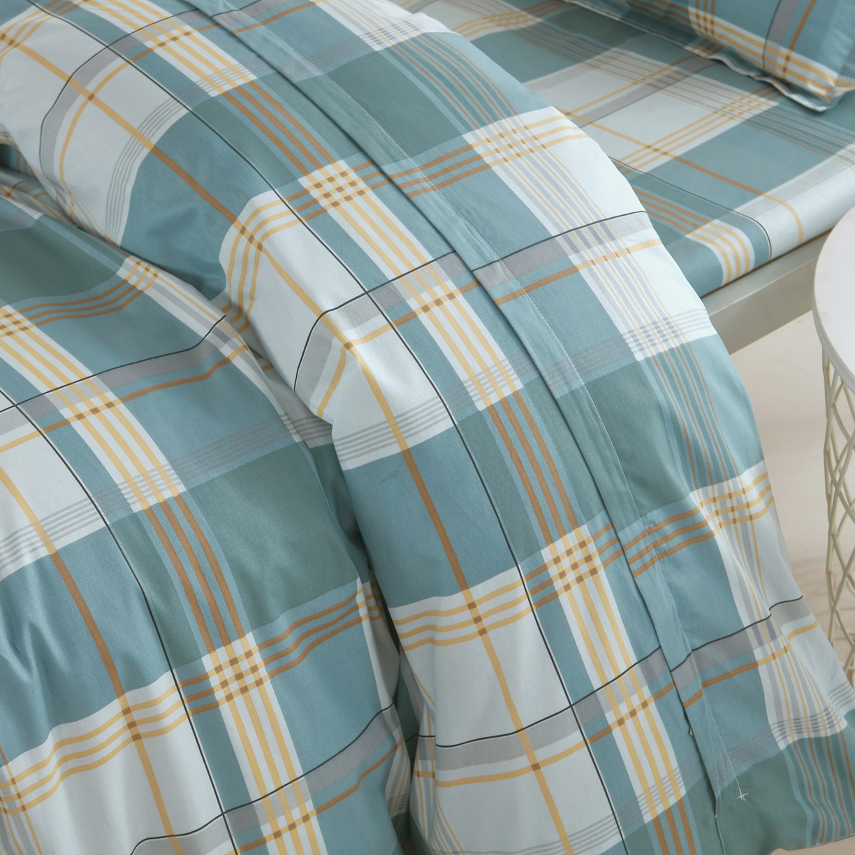 91家纺网 家纺一手货源 找家纺 雅绅阁 2026新款全棉纯棉加厚13372学生三件套多件套 韶华