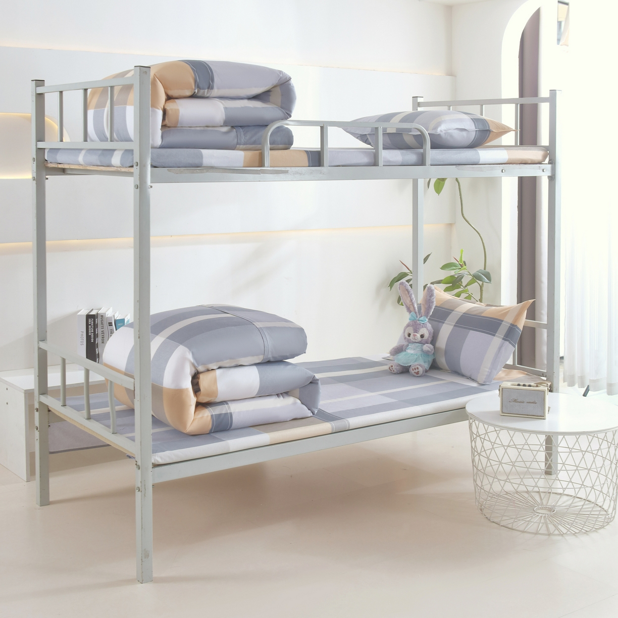 91家纺网 家纺一手货源 找家纺 雅绅阁 2026新款全棉纯棉加厚13372学生三件套多件套 新程