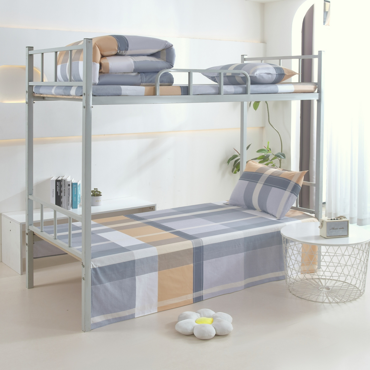 91家纺网 家纺一手货源 找家纺 雅绅阁 2026新款全棉纯棉加厚13372学生三件套多件套 新程