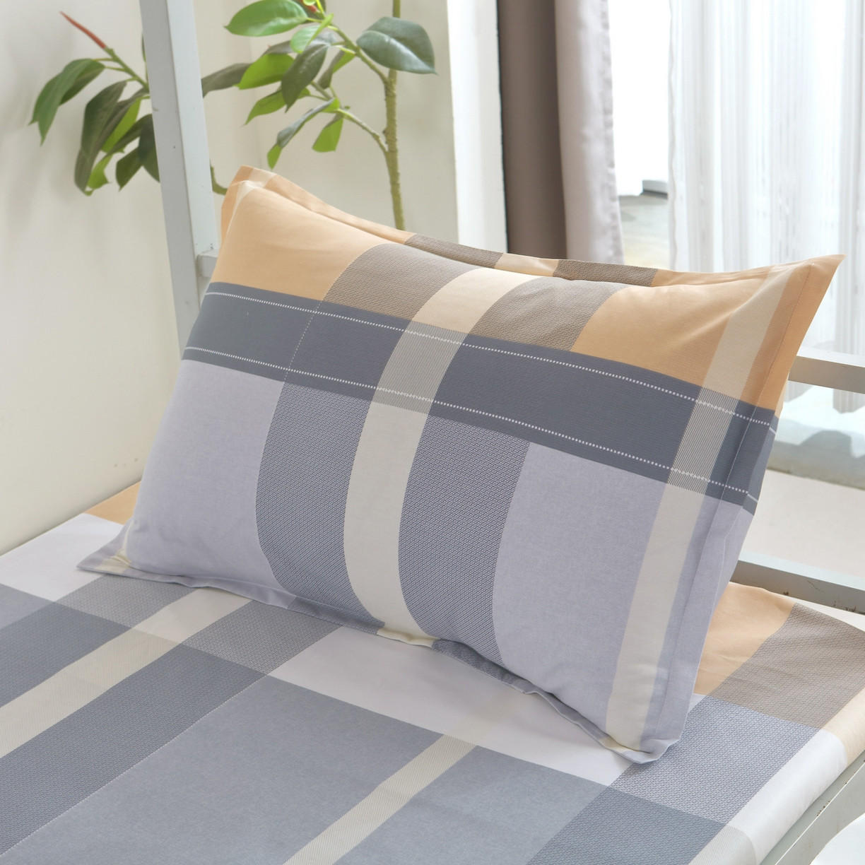 91家纺网 家纺一手货源 找家纺 雅绅阁 2026新款全棉纯棉加厚13372学生三件套多件套 新程