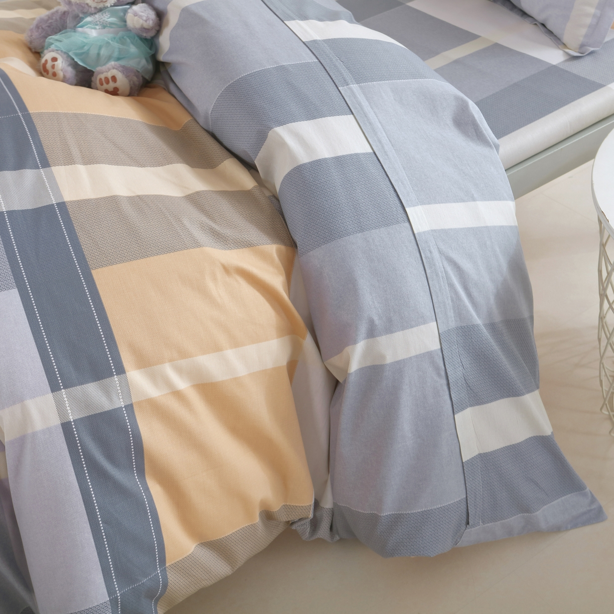 91家纺网 家纺一手货源 找家纺 雅绅阁 2026新款全棉纯棉加厚13372学生三件套多件套 新程