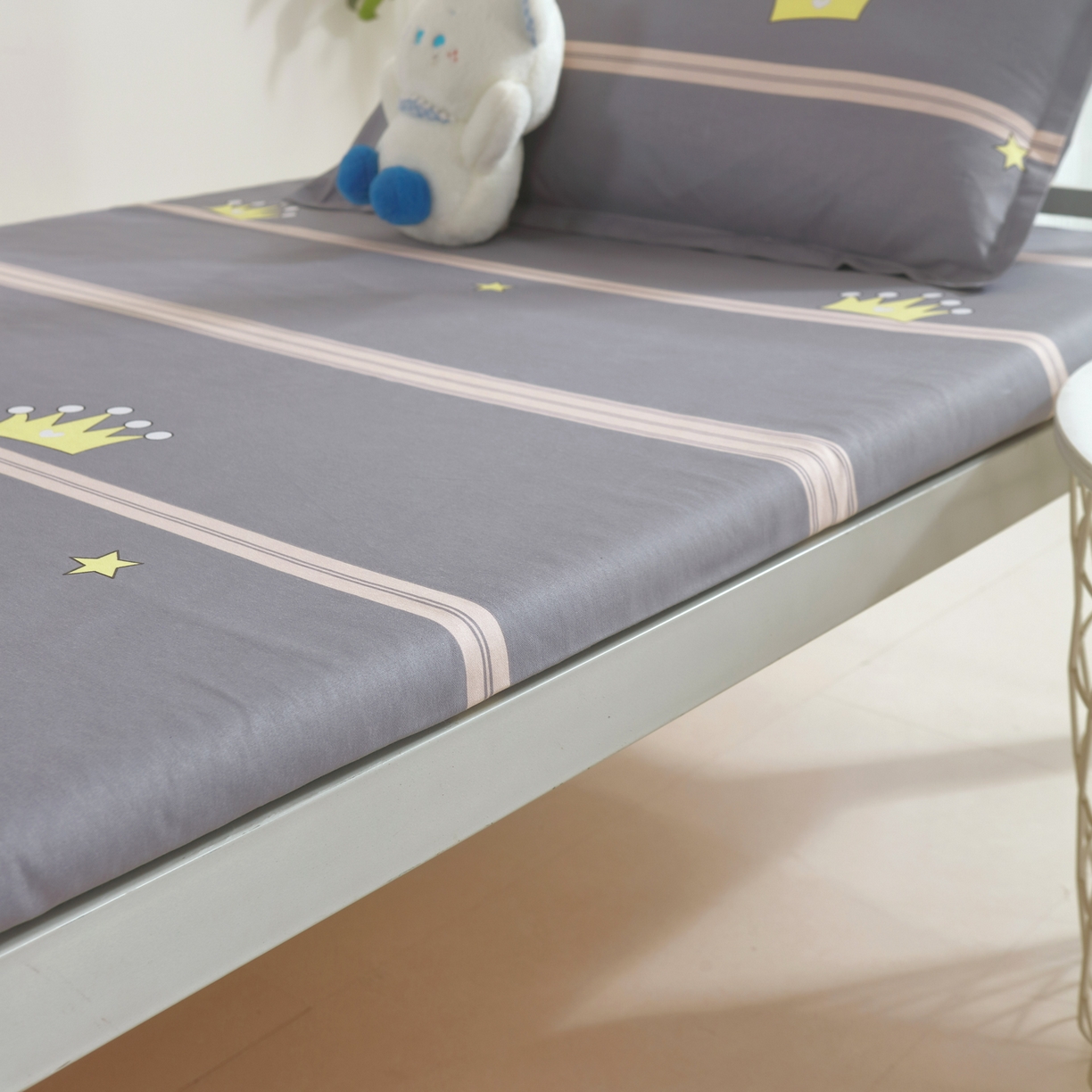 91家纺网 家纺一手货源 找家纺 雅绅阁 2026新款全棉纯棉加厚13372学生三件套多件套 仰望