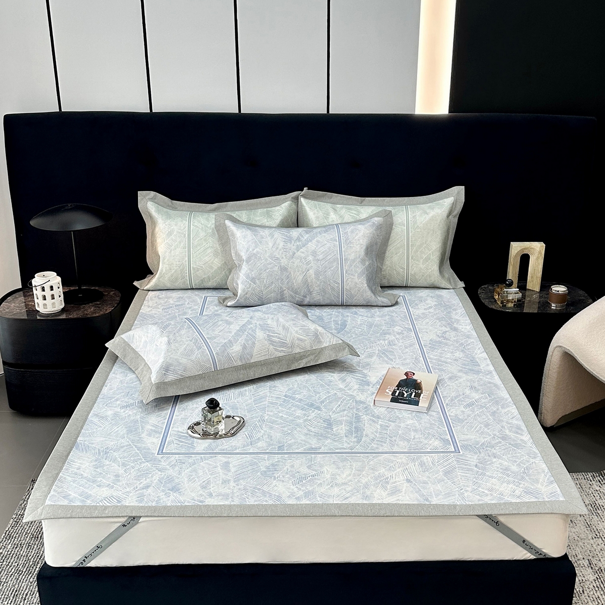 91家纺网 家纺一手货源 找家纺 JUICY 橘滋家纺 2026新款全棉提花高端婚庆刺绣传臻系列四件套多件套 龙凤良缘