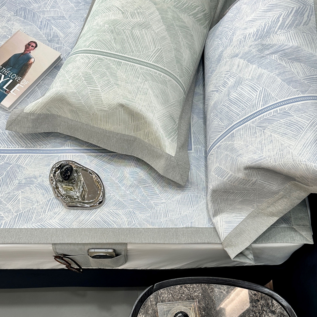 91家纺网 家纺一手货源 找家纺 （总）JUICY 橘滋家纺 2026年夏日新款高端简约意式轻奢数码冰丝席凉席