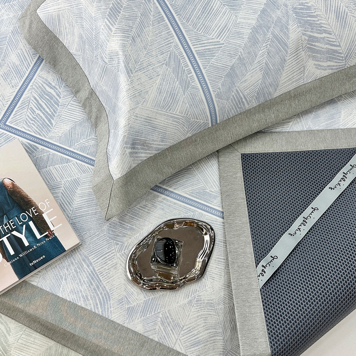 91家纺网 家纺一手货源 找家纺 （总）JUICY 橘滋家纺 2026年夏日新款高端简约意式轻奢数码冰丝席凉席