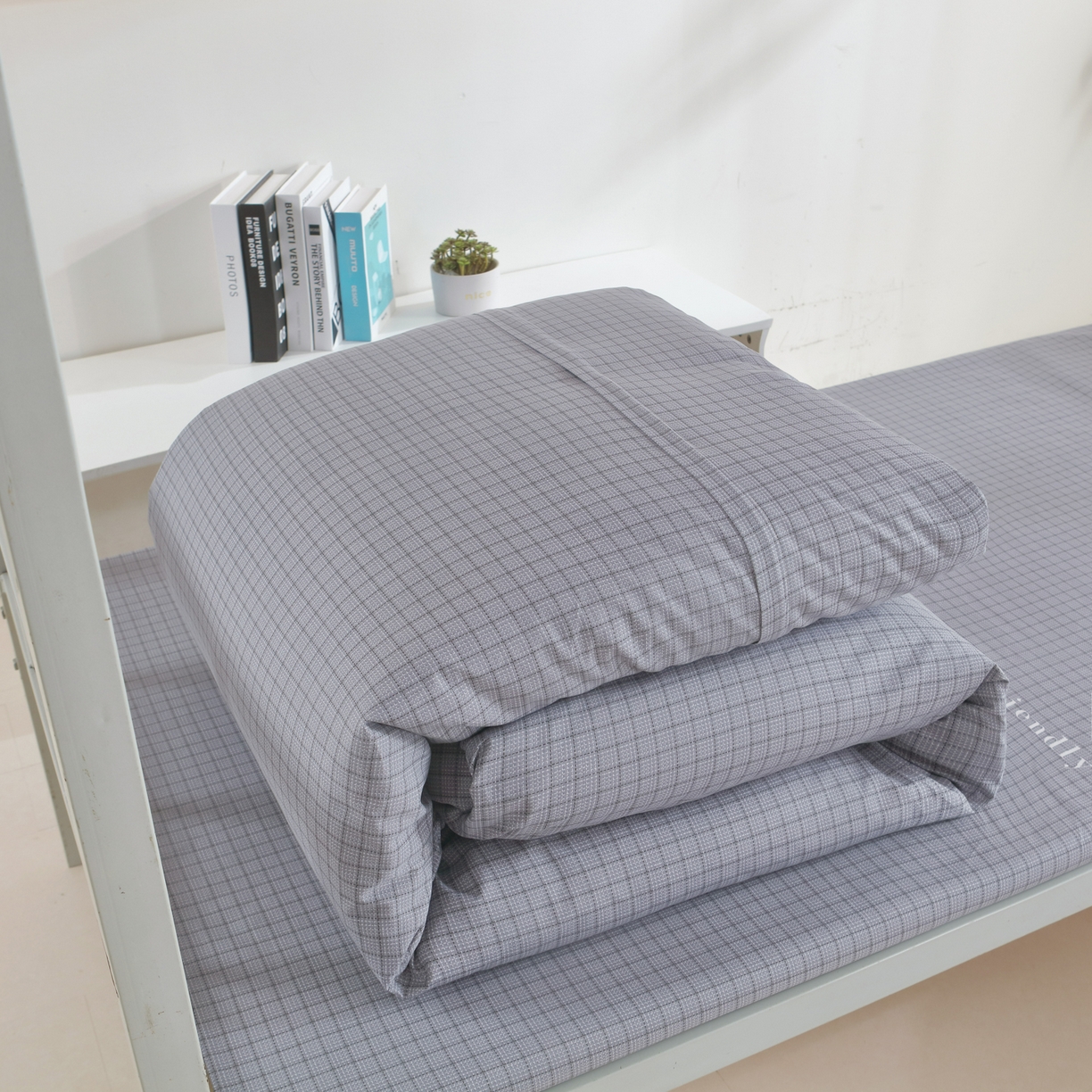 91家纺网 家纺一手货源 找家纺 雅绅阁 2026新款全棉纯棉加厚13372学生三件套多件套 征程