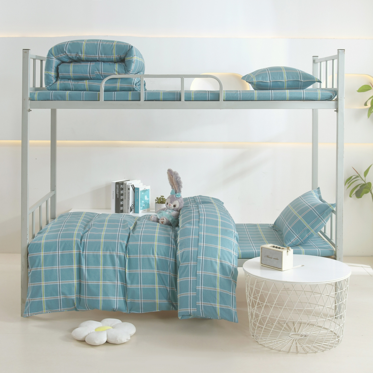 91家纺网 家纺一手货源 找家纺 雅绅阁 2026新款全棉纯棉加厚13372学生三件套多件套 逐梦