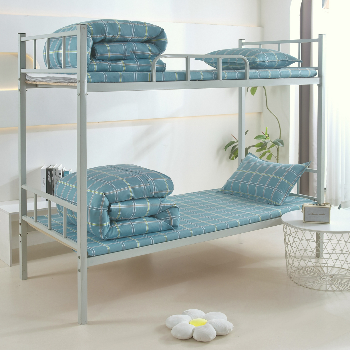 91家纺网 家纺一手货源 找家纺 雅绅阁 2026新款全棉纯棉加厚13372学生三件套多件套 逐梦