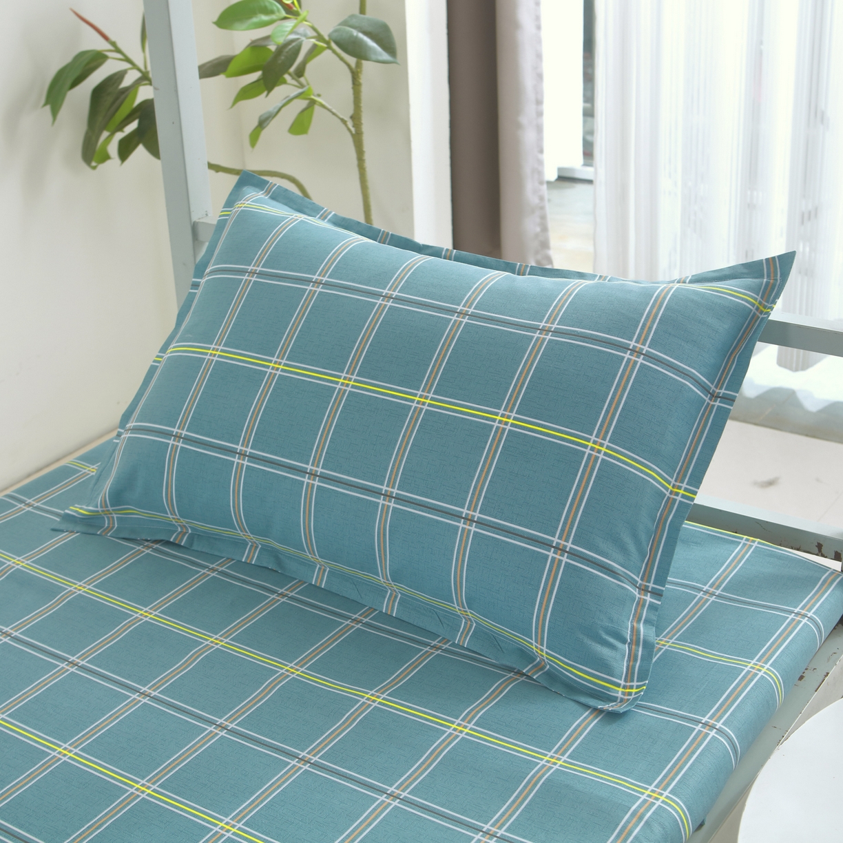 91家纺网 家纺一手货源 找家纺 雅绅阁 2026新款全棉纯棉加厚13372学生三件套多件套 逐梦