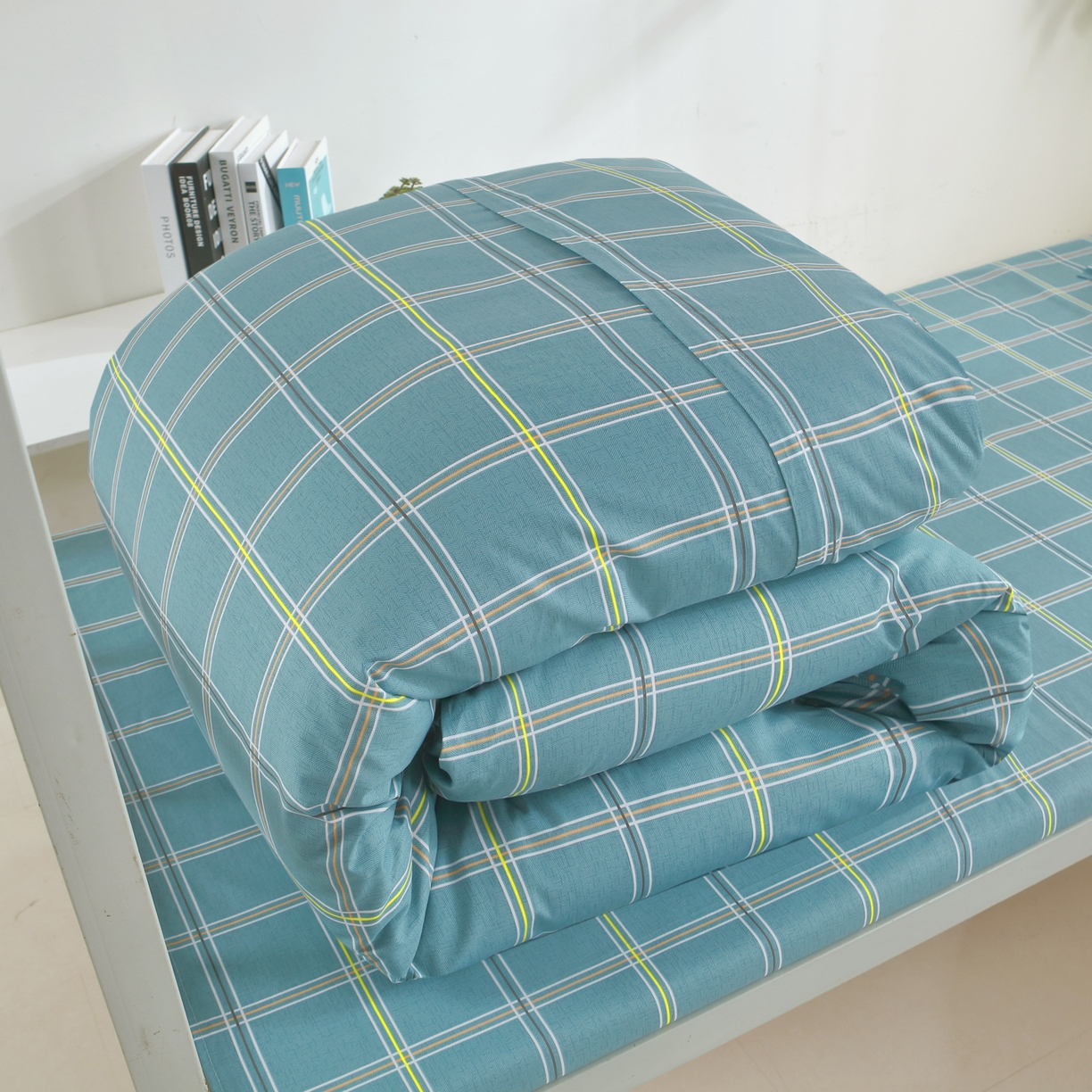 91家纺网 家纺一手货源 找家纺 雅绅阁 2026新款全棉纯棉加厚13372学生三件套多件套 逐梦