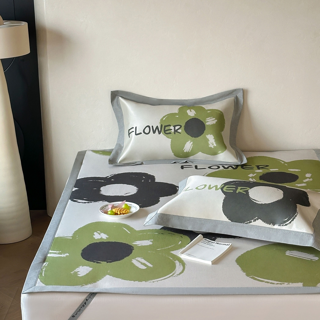 91家纺网 家纺一手货源 找家纺 （总）JUICY 橘滋家纺 2026年夏日新款高端简约意式轻奢数码冰丝席凉席