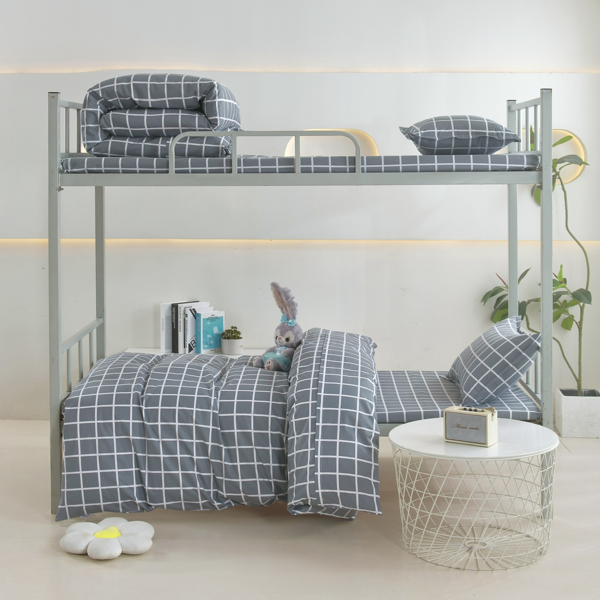 91家纺网 家纺一手货源 找家纺 雅绅阁 2026新款全棉纯棉加厚13372学生三件套多件套 卓越