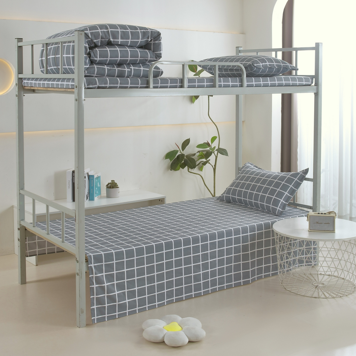 91家纺网 家纺一手货源 找家纺 雅绅阁 2026新款全棉纯棉加厚13372学生三件套多件套 卓越