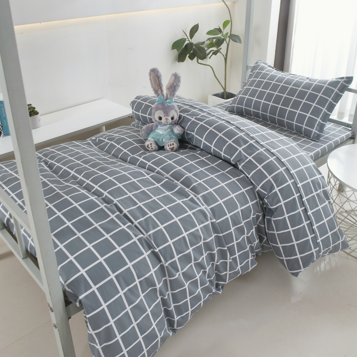 91家纺网 家纺一手货源 找家纺 雅绅阁 2026新款全棉纯棉加厚13372学生三件套多件套 卓越