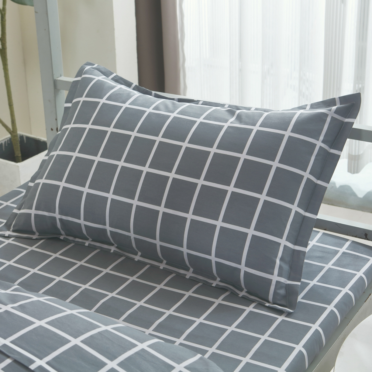 91家纺网 家纺一手货源 找家纺 雅绅阁 2026新款全棉纯棉加厚13372学生三件套多件套 卓越