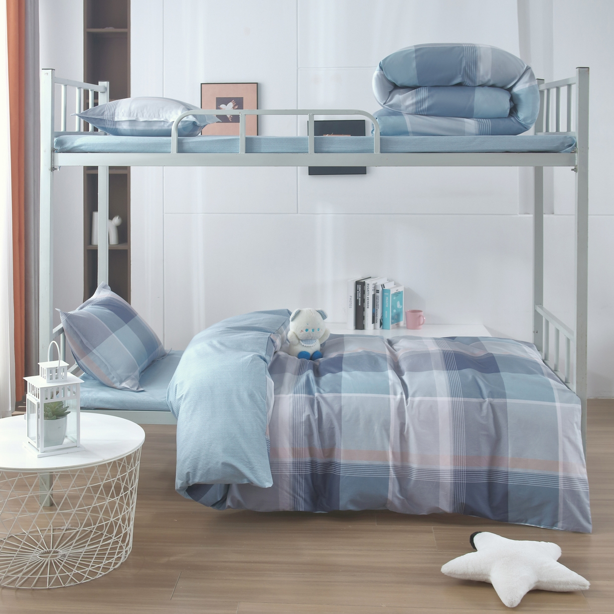 雅绅阁 13372全棉学生宿舍纯棉三六件套全棉三件套源头工厂常年有货 奔放