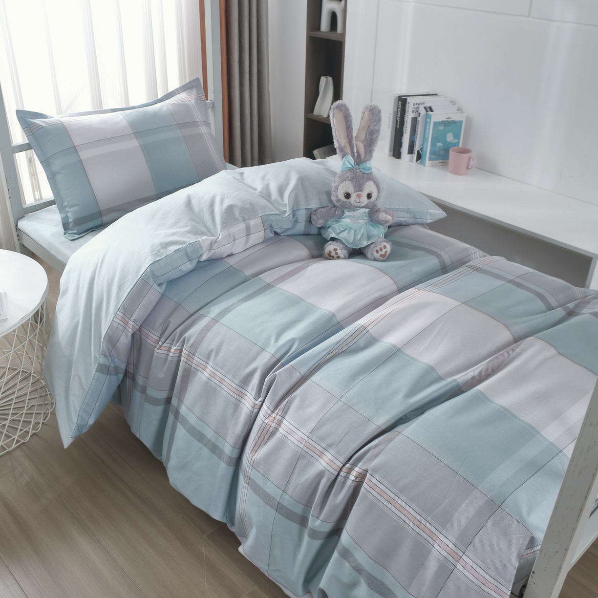 91家纺网 家纺一手货源 找家纺 雅绅阁 13372全棉学生宿舍纯棉三六件套全棉三件套源头工厂常年有货 罗兰