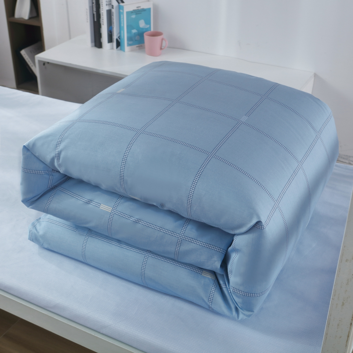 91家纺网 家纺一手货源 找家纺 雅绅阁 13372全棉学生宿舍纯棉三六件套全棉三件套源头工厂常年有货 启慧