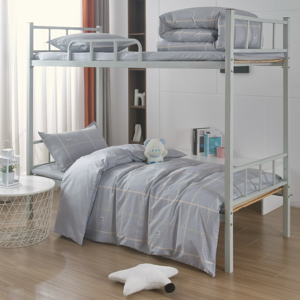 91家纺网 家纺一手货源 找家纺 雅绅阁 13372全棉学生宿舍纯棉三六件套全棉三件套源头工厂常年有货 星辰