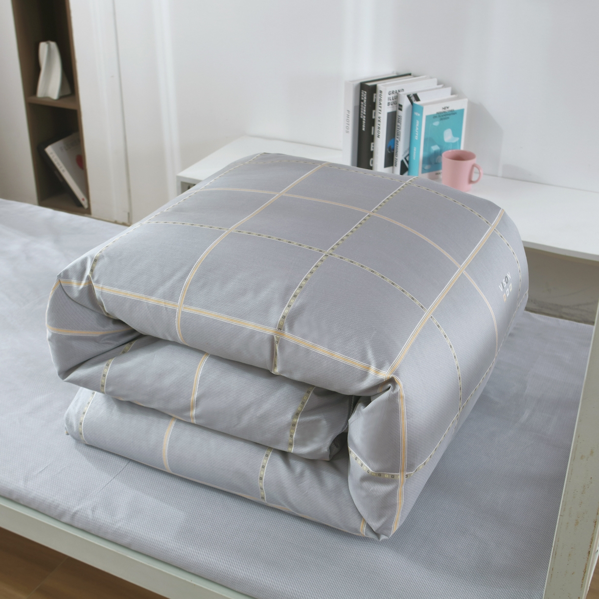 91家纺网 家纺一手货源 找家纺 雅绅阁 13372全棉学生宿舍纯棉三六件套全棉三件套源头工厂常年有货 星辰