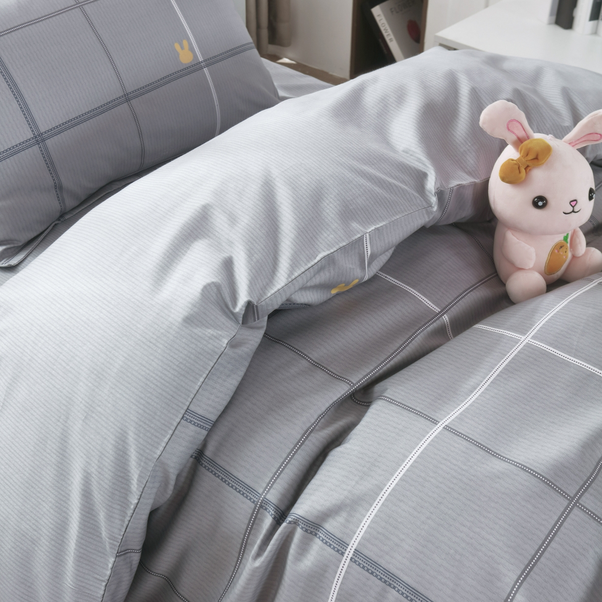 91家纺网 家纺一手货源 找家纺 雅绅阁 13372全棉学生宿舍纯棉三六件套全棉三件套源头工厂常年有货 星光