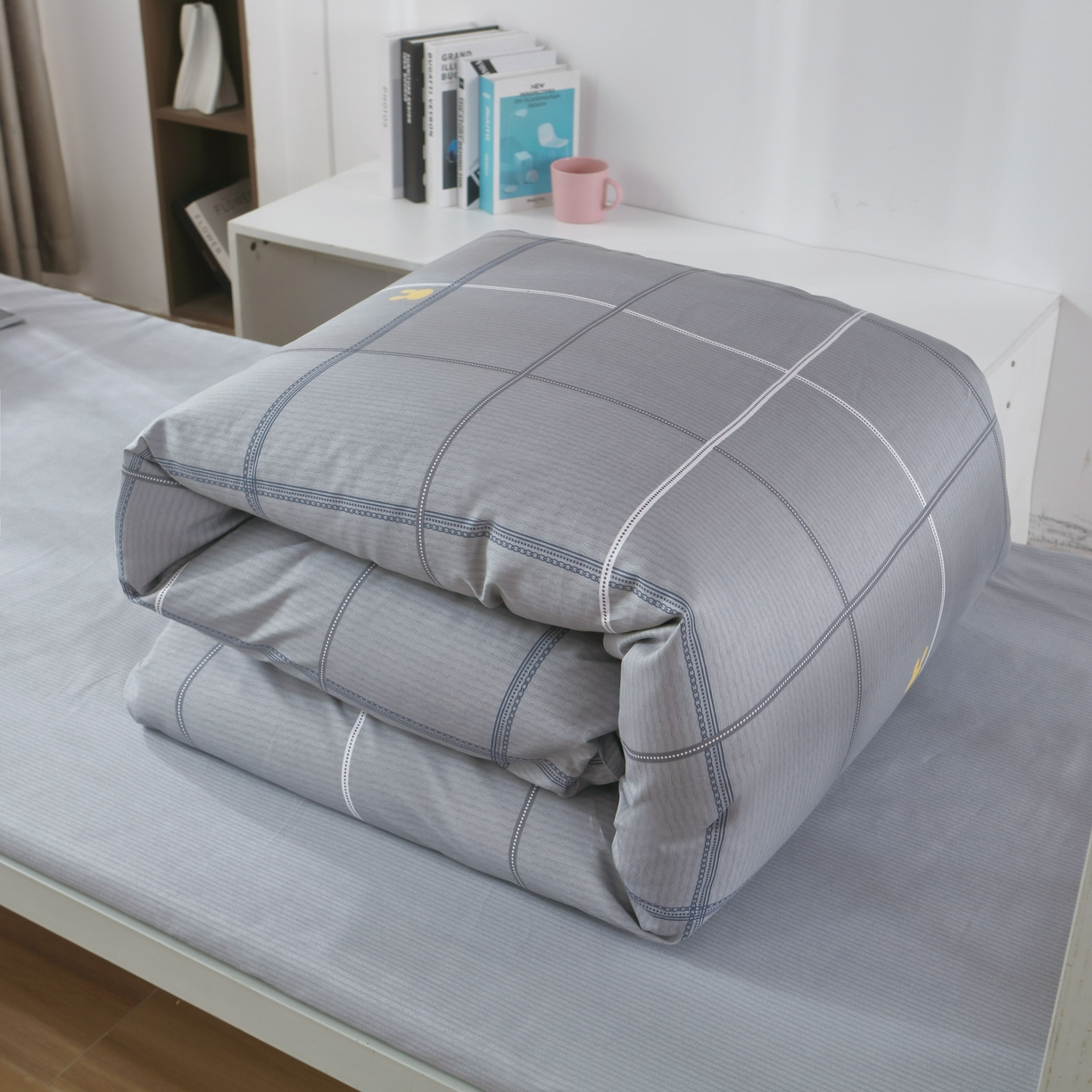 91家纺网 家纺一手货源 找家纺 雅绅阁 13372全棉学生宿舍纯棉三六件套全棉三件套源头工厂常年有货 星光