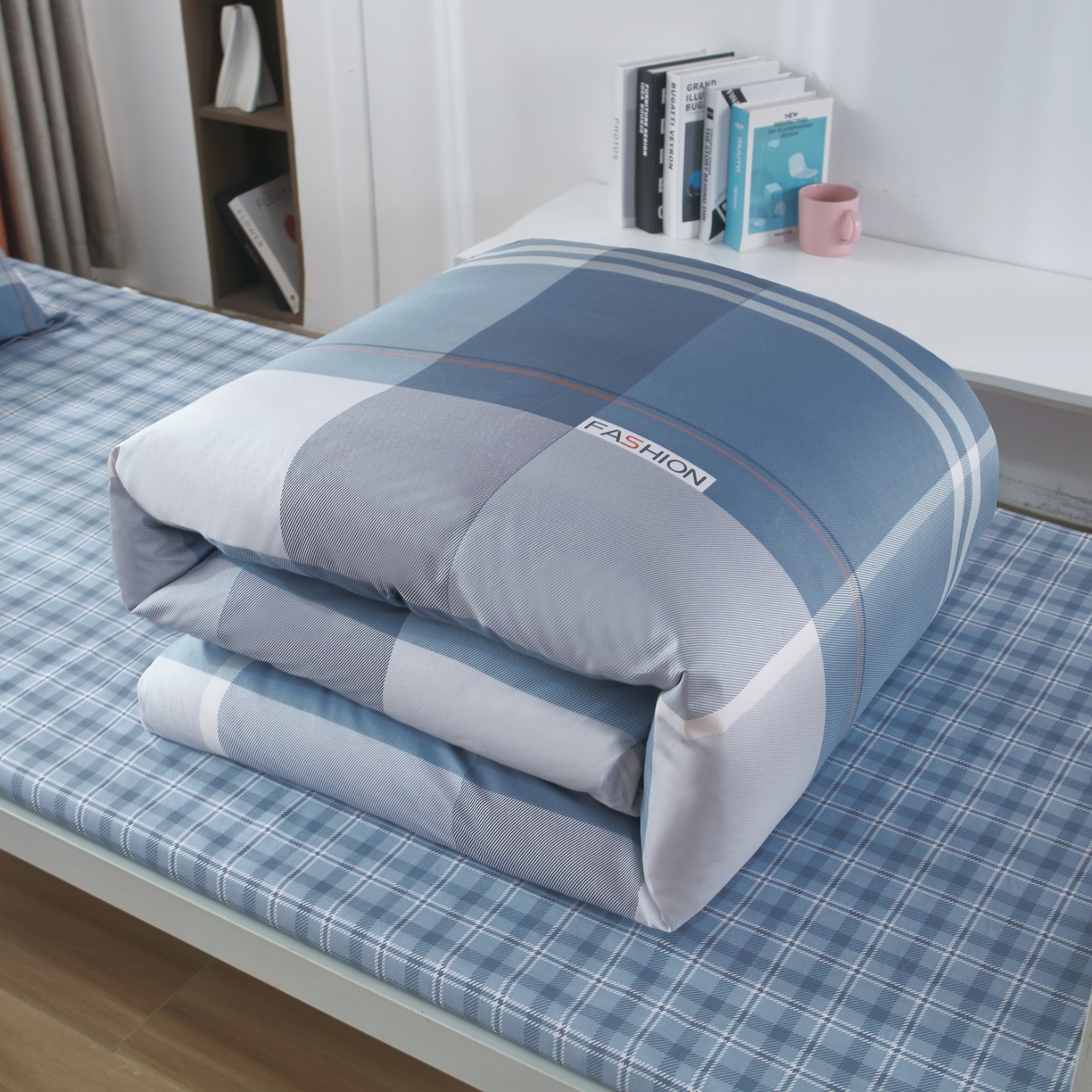 91家纺网 家纺一手货源 找家纺 雅绅阁 13372全棉学生宿舍纯棉三六件套全棉三件套源头工厂常年有货 炫酷