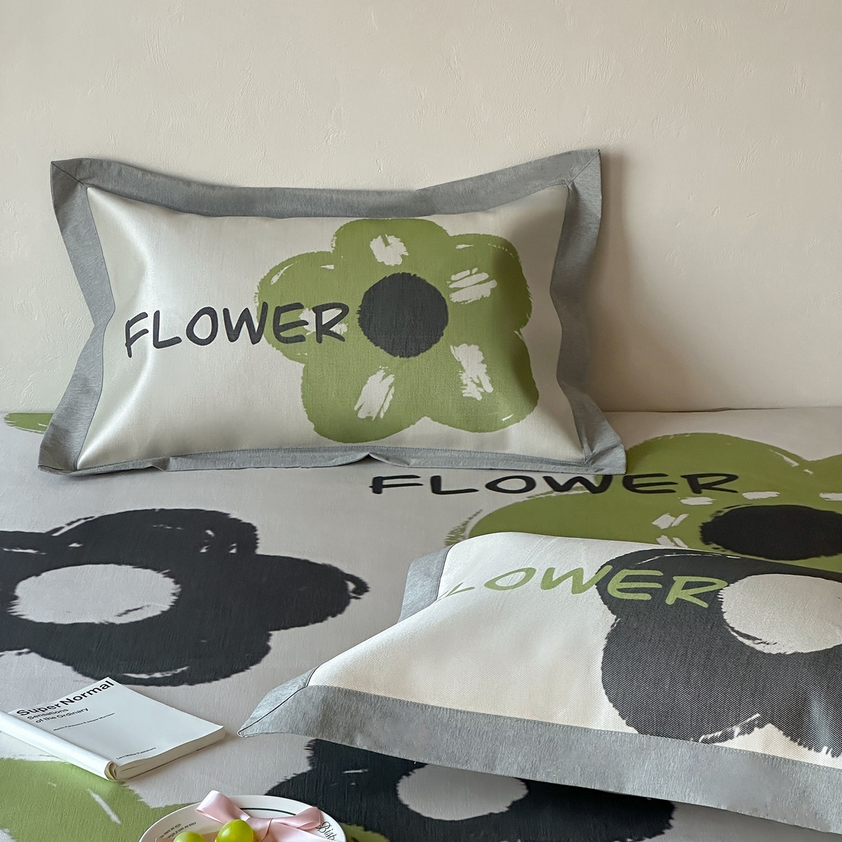 91家纺网 家纺一手货源 找家纺 JUICY 橘滋家纺 2026年夏日新款高端简约意式轻奢数码冰丝席凉席 床笠款-黑茶