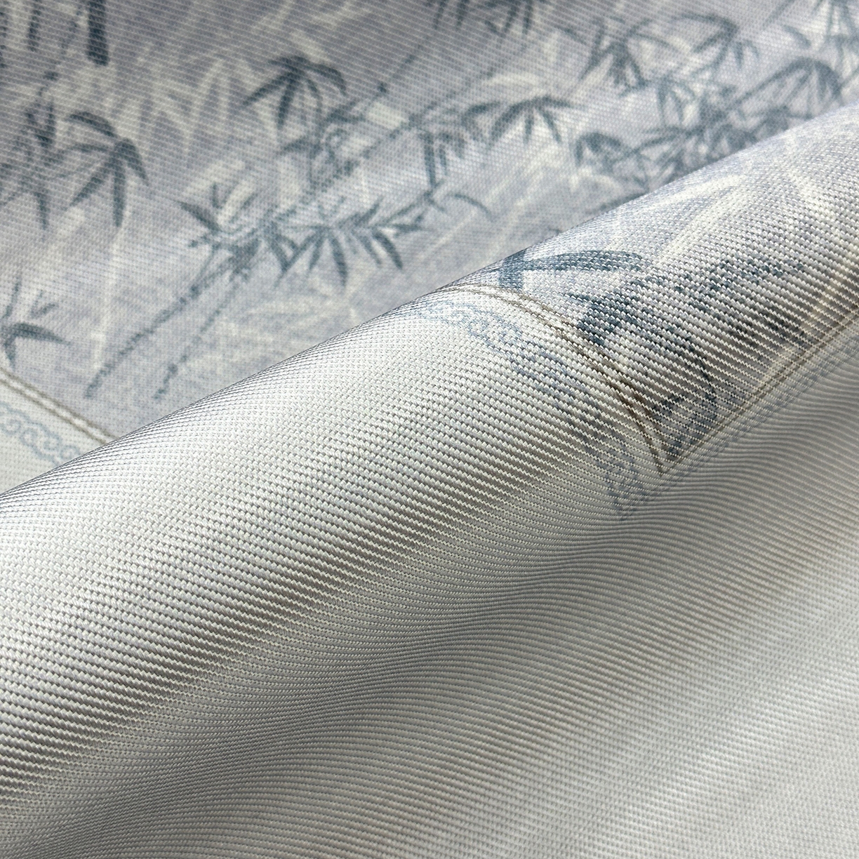 91家纺网 家纺一手货源 找家纺 JUICY 橘滋家纺 2026年夏日新款高端简约意式轻奢数码冰丝席凉席 床笠款-林影诗-雾蓝