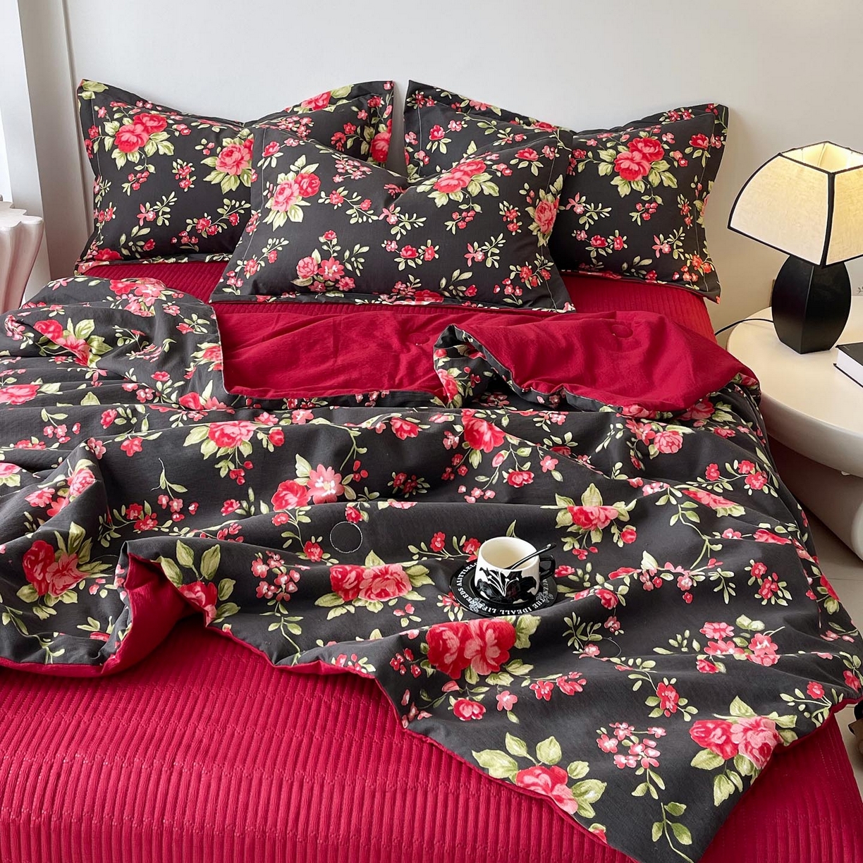 91家纺网 家纺一手货源 找家纺 （总）慕希家纺 2026新款皱皱水洗棉床盖夏被夏凉被空调被四件套