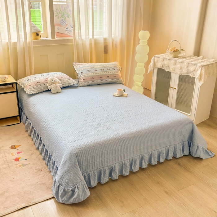 91家纺网 家纺一手货源 找家纺 （总）慕希家纺 2026新款云感泡芙棉夏被夏凉被空调被四件套