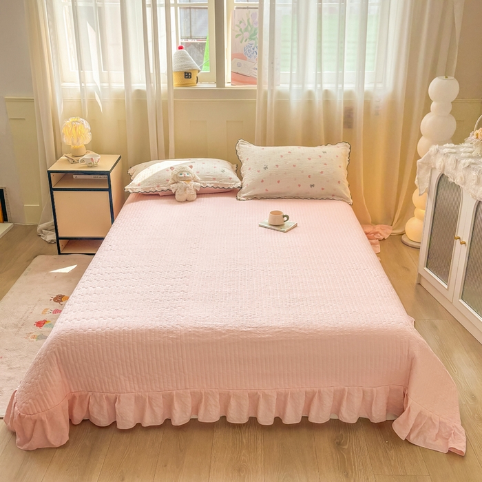 91家纺网 家纺一手货源 找家纺 慕希家纺 2026新款云感泡芙棉夏被夏凉被空调被四件套 爱如星辰