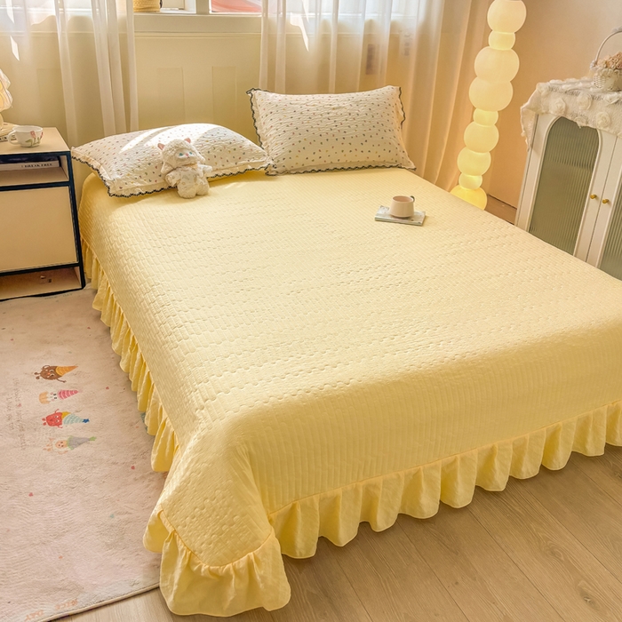 91家纺网 家纺一手货源 找家纺 慕希家纺 2026新款云感泡芙棉夏被夏凉被空调被四件套 半夏