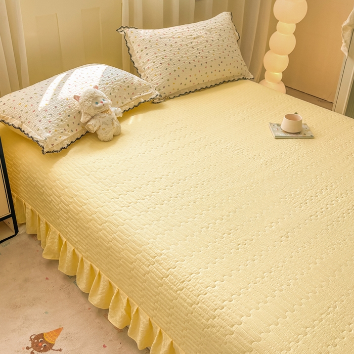 91家纺网 家纺一手货源 找家纺 慕希家纺 2026新款云感泡芙棉夏被夏凉被空调被四件套 半夏