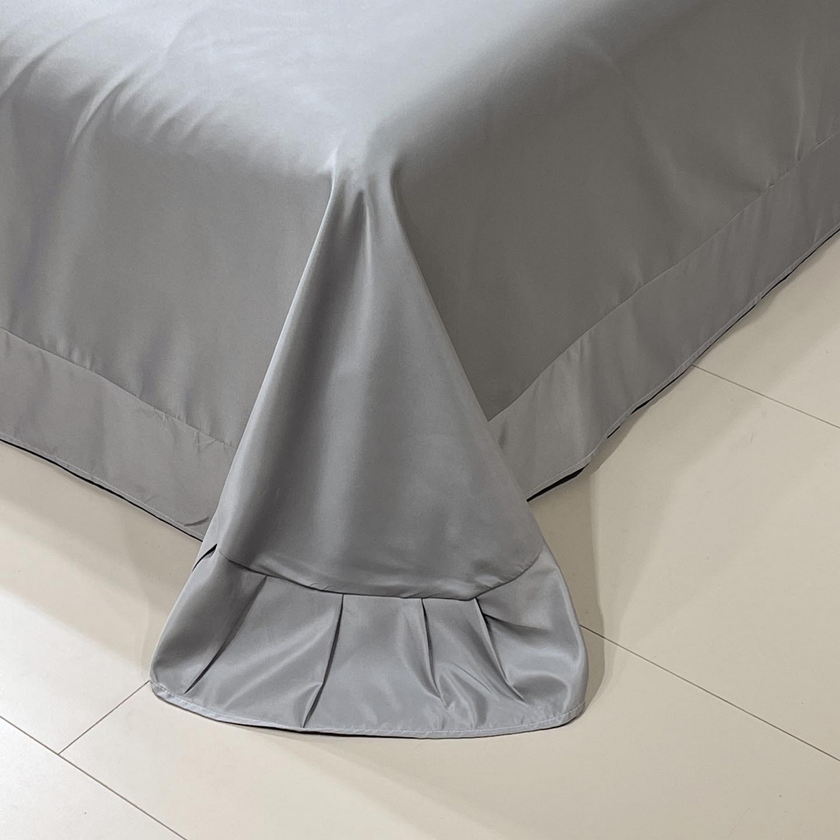 91家纺网 家纺一手货源 找家纺 慕希家纺 2026新款水洗真丝提花夏被夏凉被空调被-蝶序系列 蝶序-冰川灰