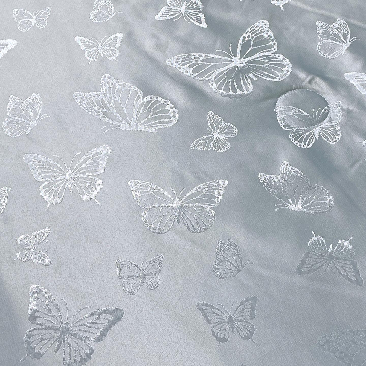 91家纺网 家纺一手货源 找家纺 慕希家纺 2026新款水洗真丝提花夏被夏凉被空调被-蝶序系列 蝶序-冰蓝