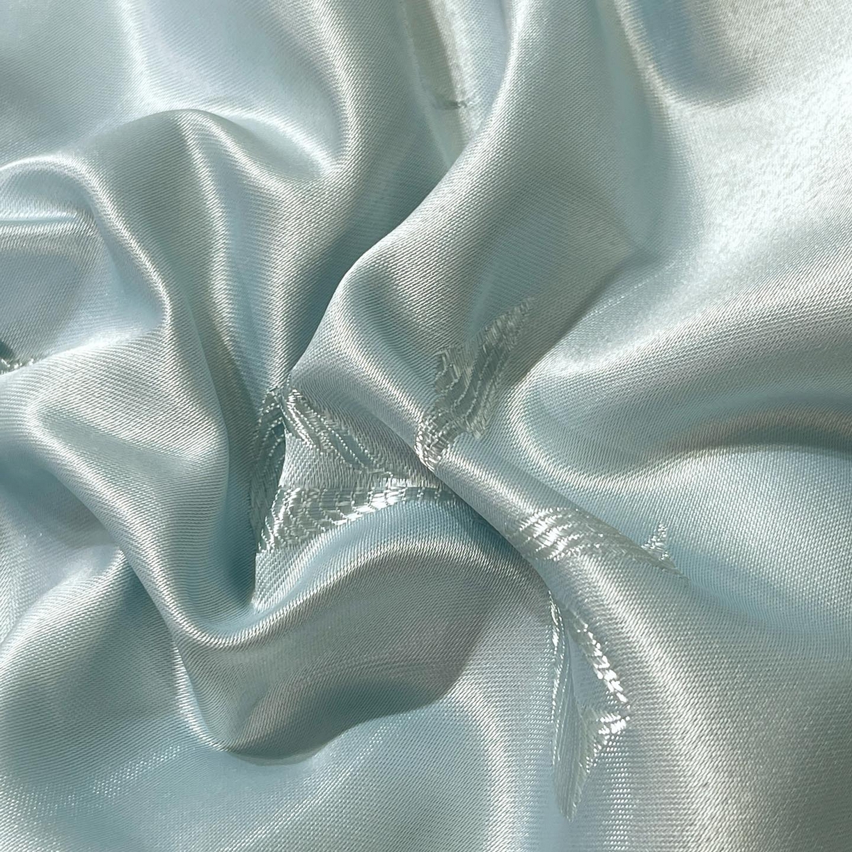 91家纺网 家纺一手货源 找家纺 慕希家纺 2026新款水洗真丝提花夏被夏凉被空调被-蝶序系列 蝶序-薄荷绿