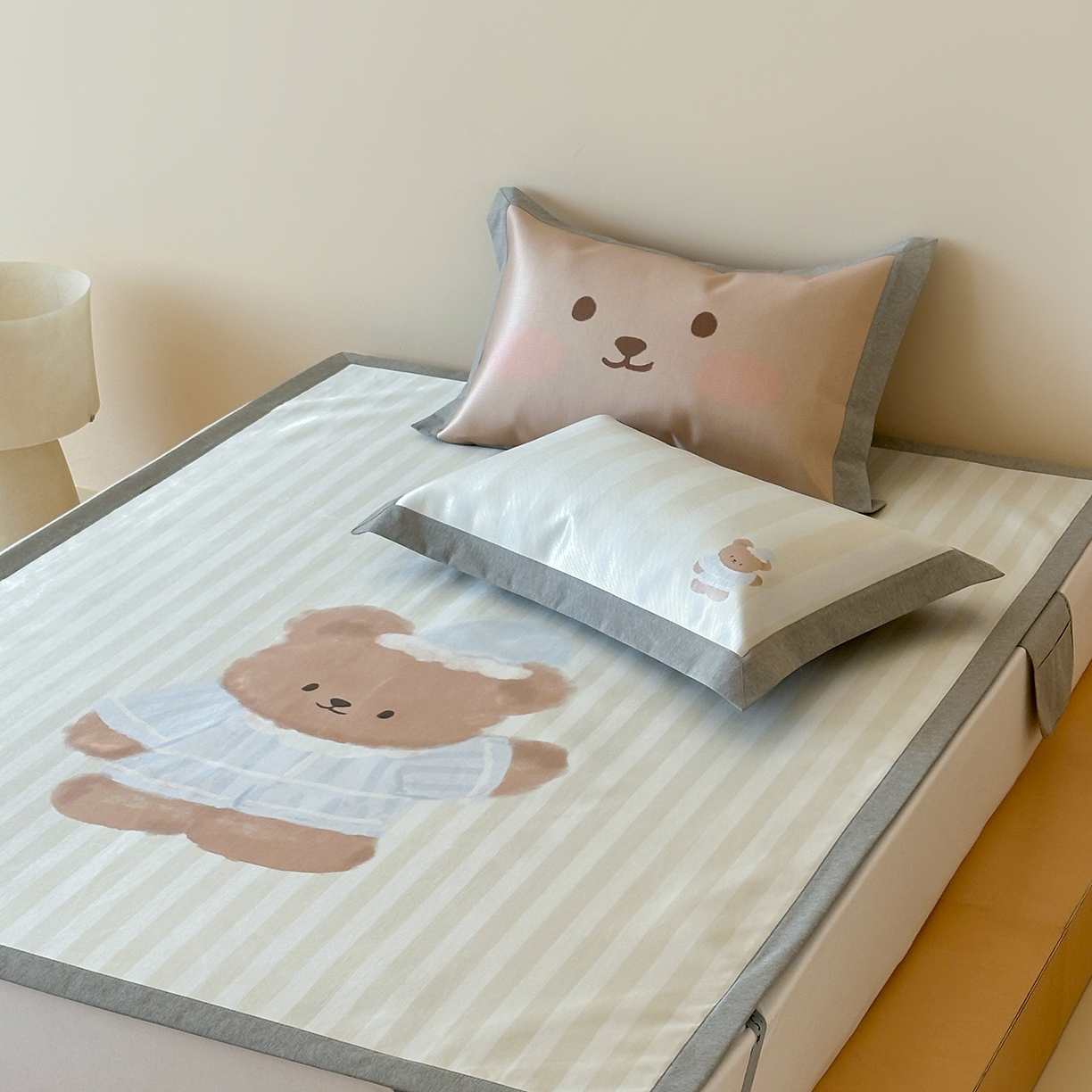 91家纺网 家纺一手货源 找家纺 （总）JUICY 橘滋家纺 2026新款高端A类原创设计卡通数码印花冰丝席凉席