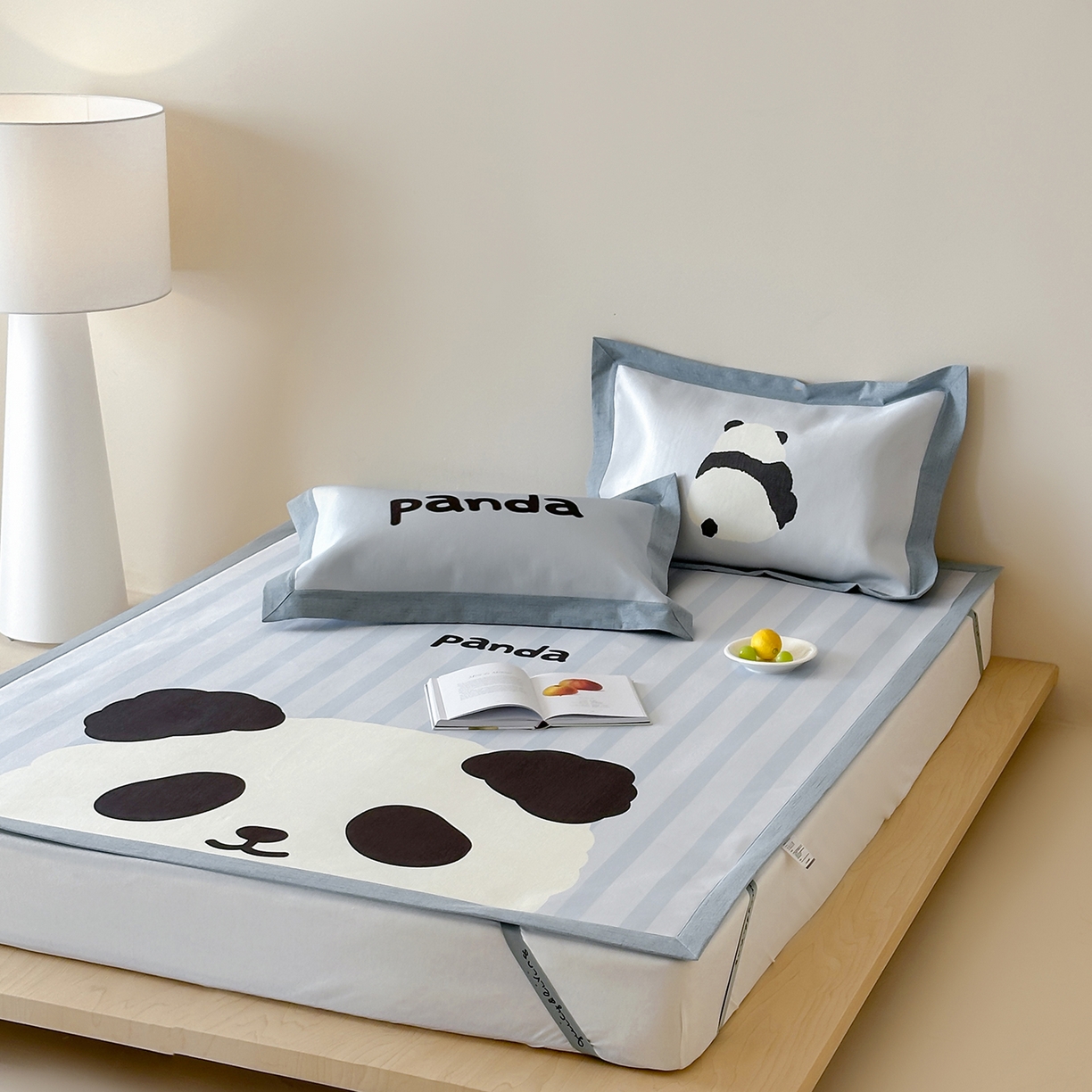 91家纺网 家纺一手货源 找家纺 （总）JUICY 橘滋家纺 2026新款高端A类原创设计卡通数码印花冰丝席凉席