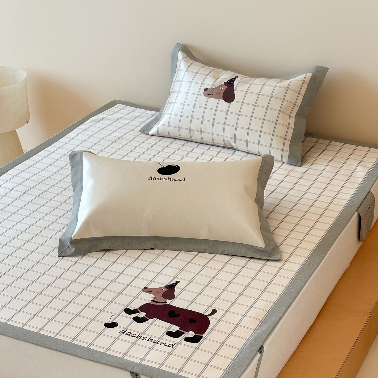 91家纺网 家纺一手货源 找家纺 （总）JUICY 橘滋家纺 2026新款高端A类原创设计卡通数码印花冰丝席凉席