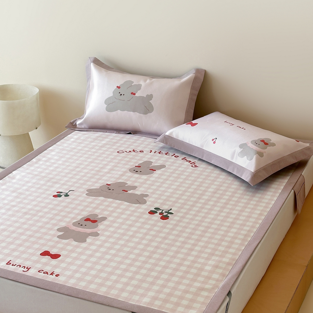 91家纺网 家纺一手货源 找家纺 （总）JUICY 橘滋家纺 2026新款高端A类原创设计卡通数码印花冰丝席凉席