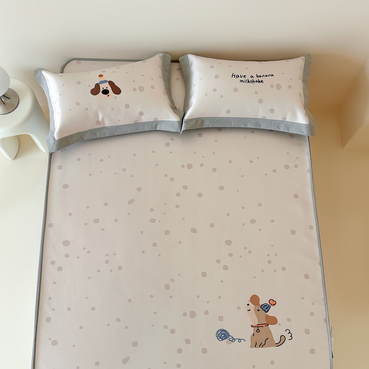 91家纺网 家纺一手货源 找家纺 （总）JUICY 橘滋家纺 2026新款高端A类原创设计卡通数码印花冰丝席凉席