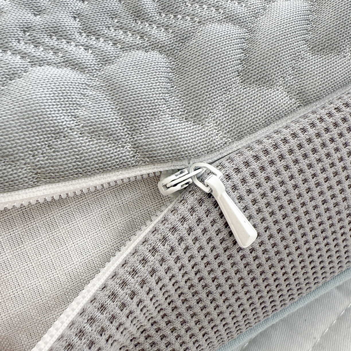 91家纺网 家纺一手货源 找家纺 蔻眠 凉感丝卡通小象荞麦护颈枕夏季凉豆豆儿童枕芯学生枕头 凉感丝-小象蓝